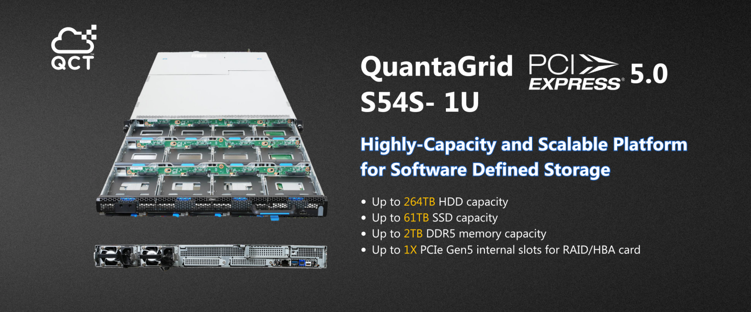 QuantaGrid S54S- 1U